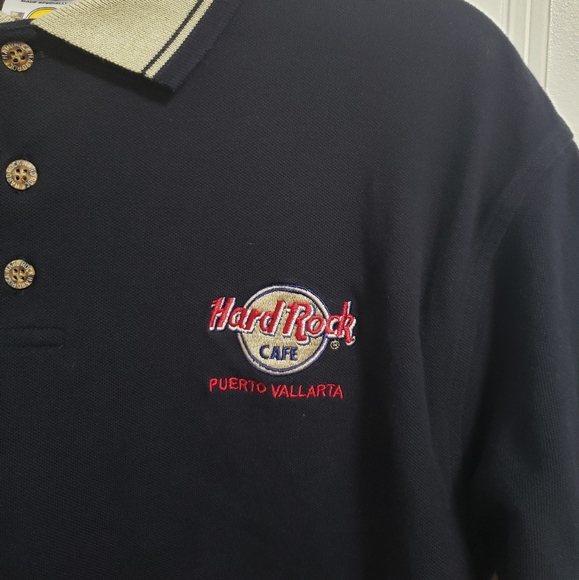 HARD ROCK CAFE Puerto Vallarta Shirt Sleeve Polo Shirt - Picture 4 of 8